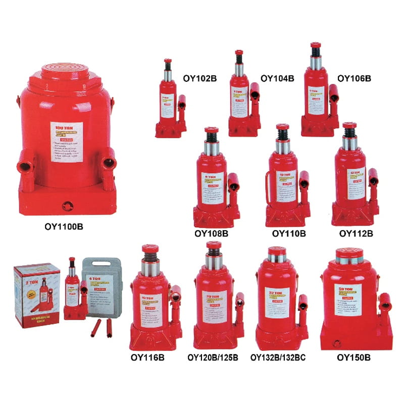 Gato hidráulico manual para botella de coche OY125B de 25 toneladas